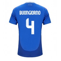 Camisa de time de futebol Itália Alessandro Buongiorno #4 Replicas 1º Equipamento Europeu 2024 Manga Curta